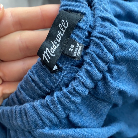 Off-the-shoulder Madewell denim dress - Picture 3 of 5